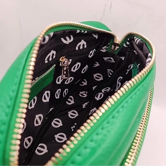 Pom Pom London Original Bag District Line Green houndstooth strap keychain NWT - Picture 11 of 11